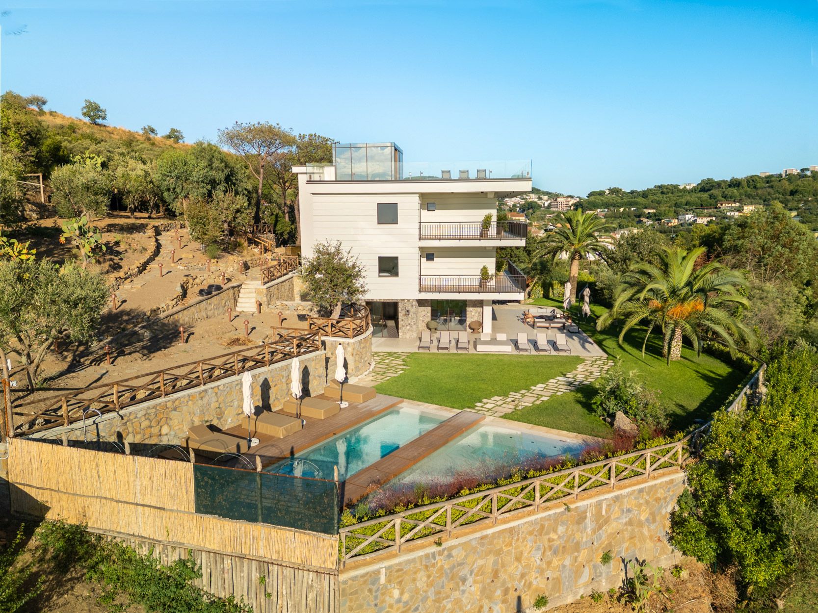 Villa Sirena Posillipo Napoli: 6-Bedroom Seaview Villa with Hot Tub and Spa on the Amalfi C
