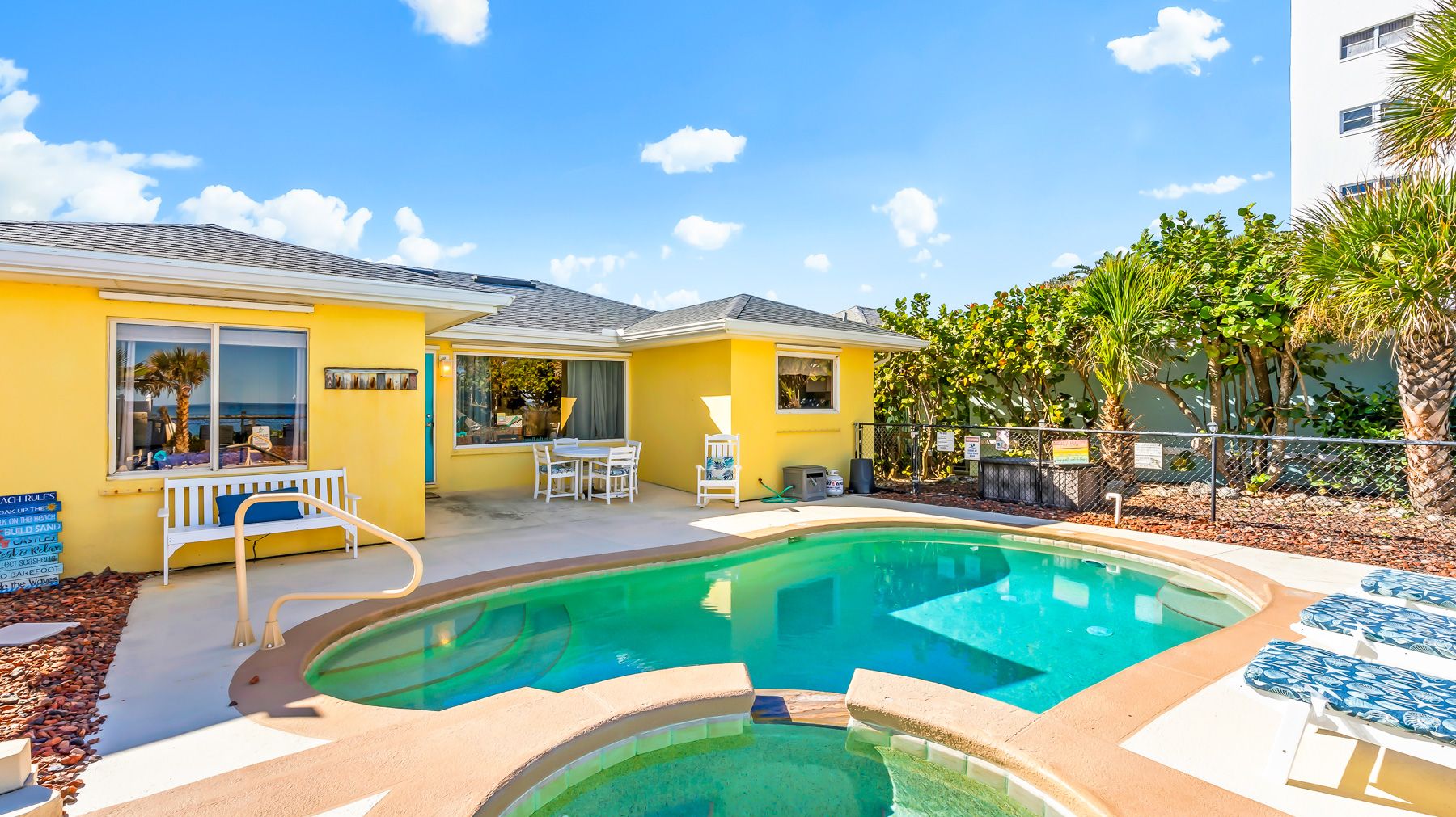 Villa Soleil Tomoka Ormond: 5-Bedroom Oceanfront Luxury Villa Rental Ormond Beach | Slee