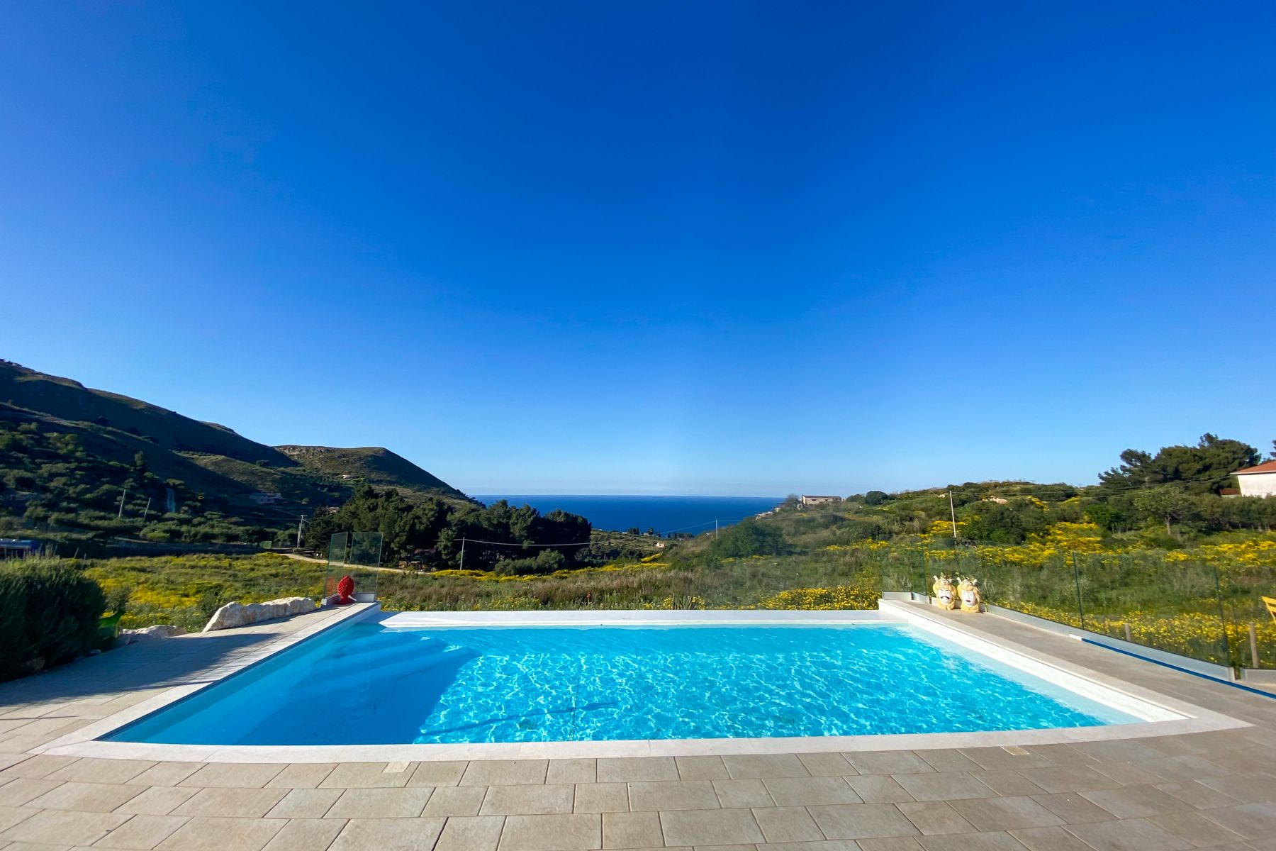 Villa Zagara Scopello Castellammare: 3-Bedroom Infinity Pool Villa with Sea Views in Castellammar