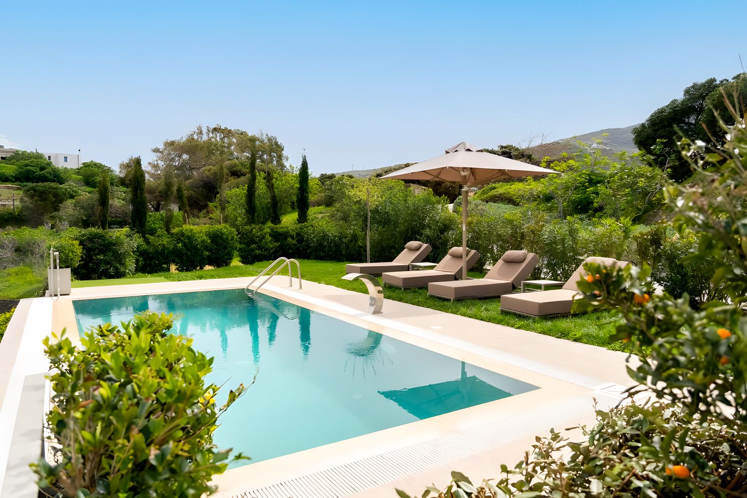 Villa Zéfyros Stenies Andros: 2 Bedroom Villa with Private Pool and Sea Views in Andros, G