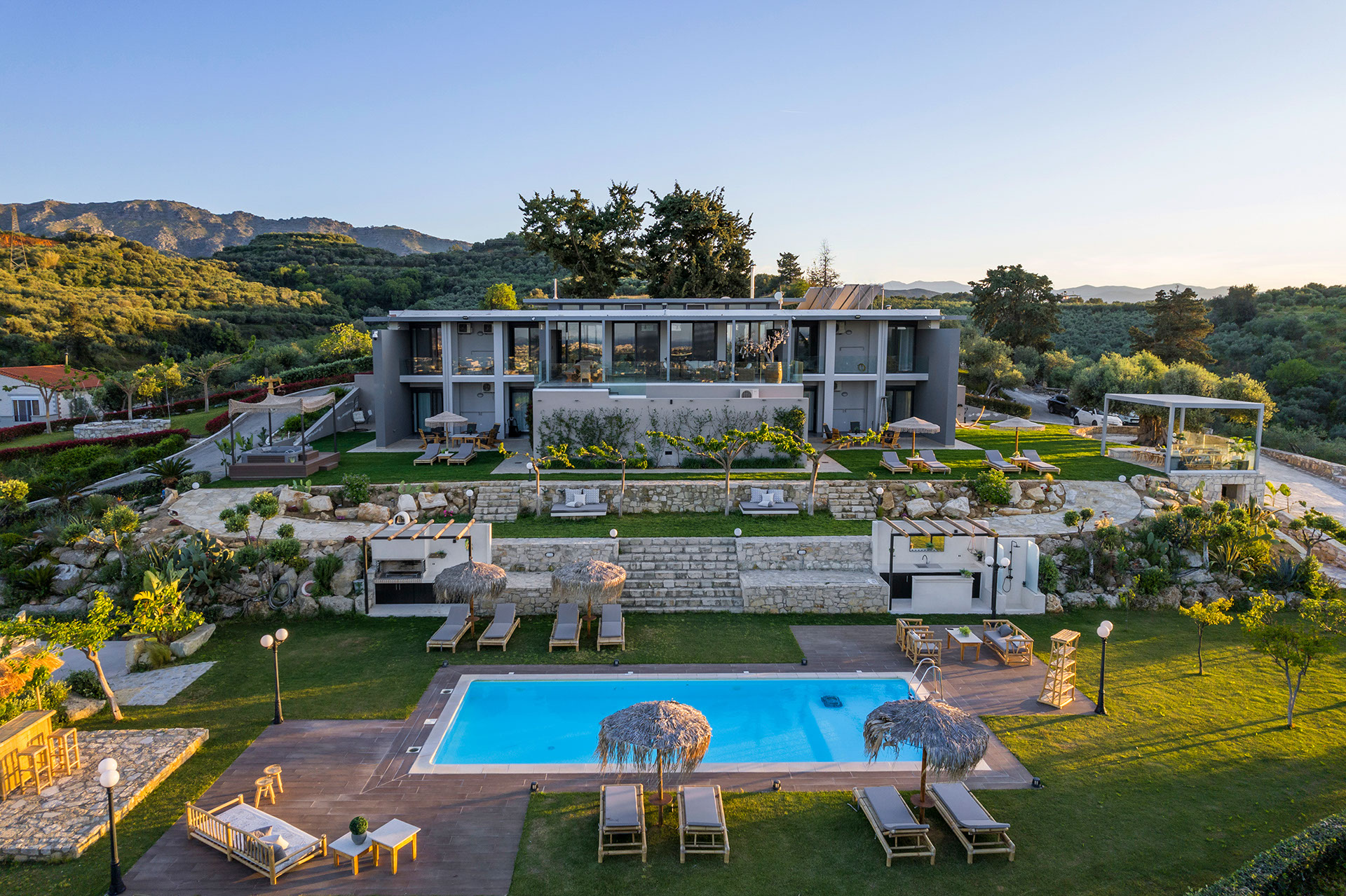 Villa Zephyros Agia Marina Chania: Luxury 9-Bedroom Villa with Private Pool and Sea Views, Chania Crete