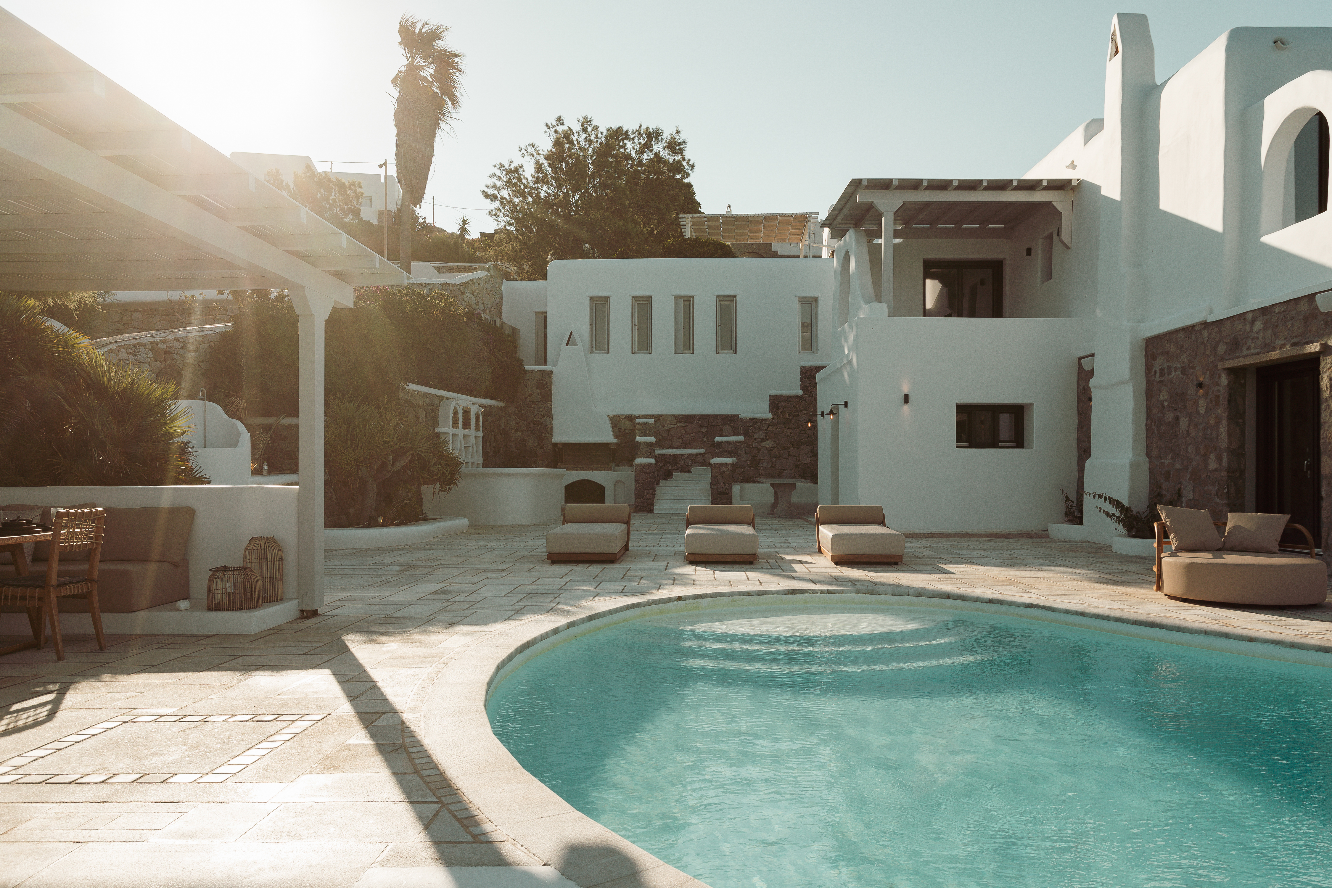 Villa Zephyros Kalafatis Mykonos: Luxury 9-Bedroom Villa with Infinity Pool and Sea Views, Agios Ioannis
