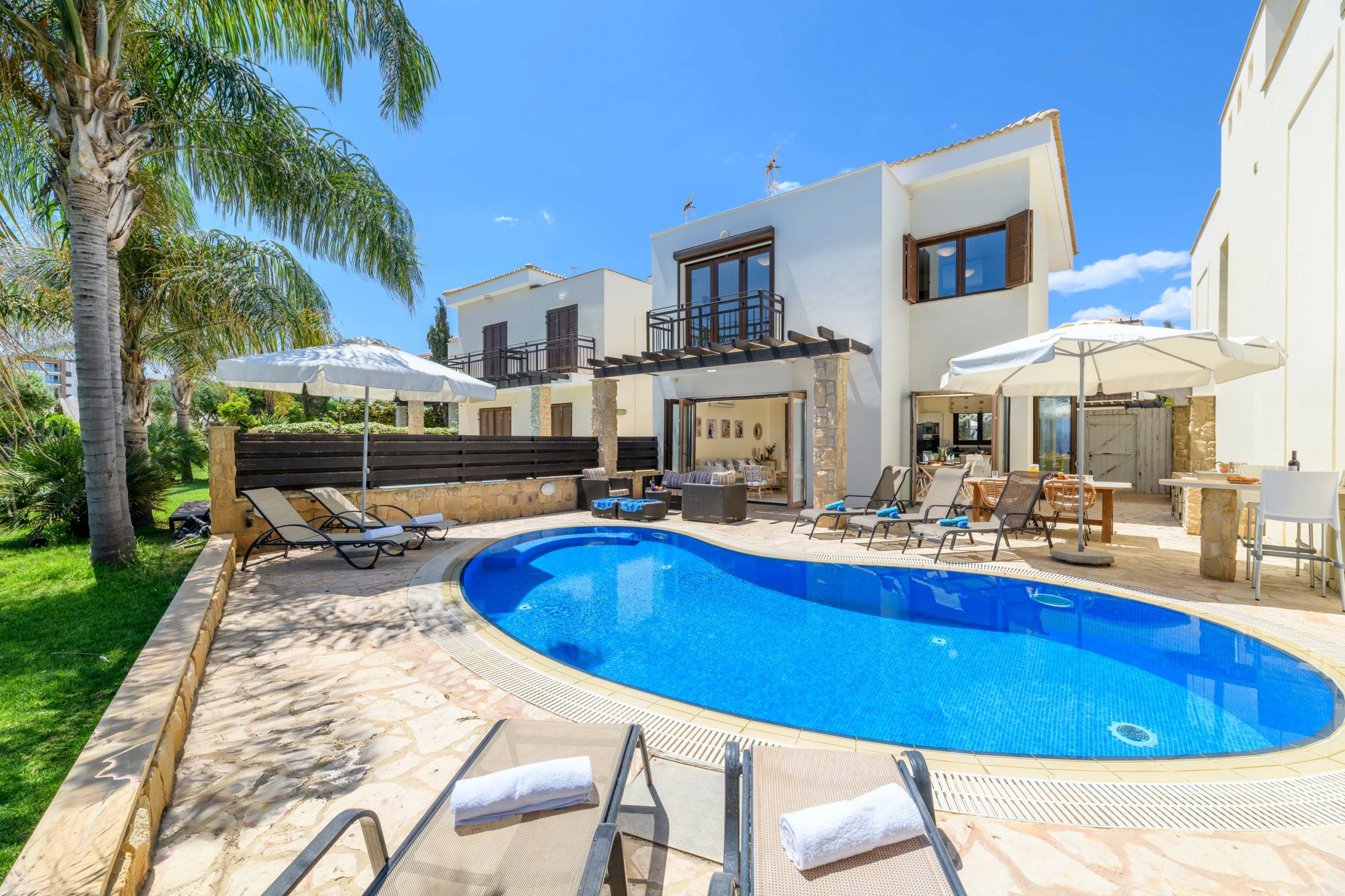 Villa Zephyros Konnos Protaras: Luxury 3-Bedroom Villa with Private Pool and Sea Views, Protaras Cyprus