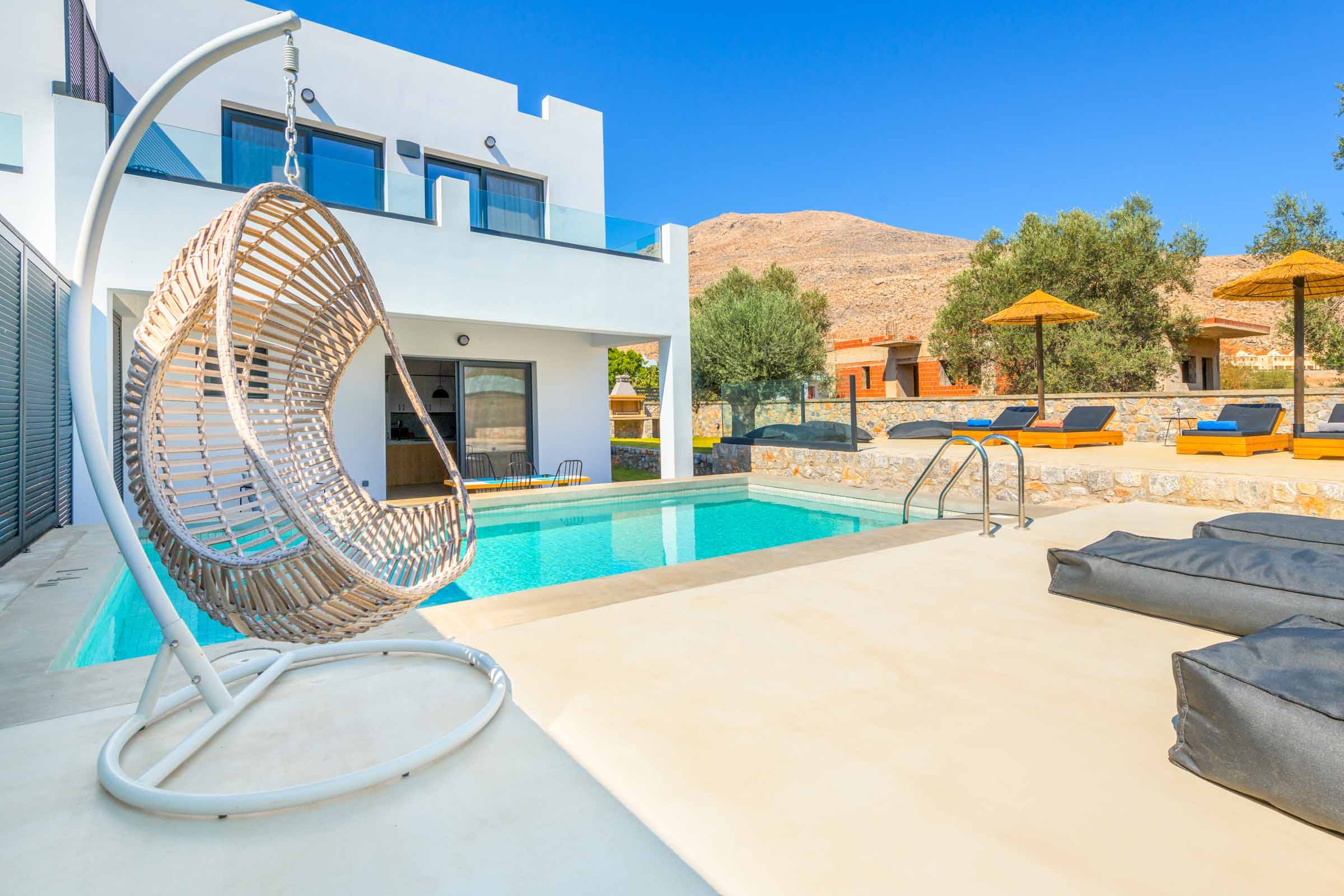 Villa Zephyros Lindian Agios Pavlos: Luxury 2-Bedroom Villa with Private Pool and Sea Views, Lindos Rhodes