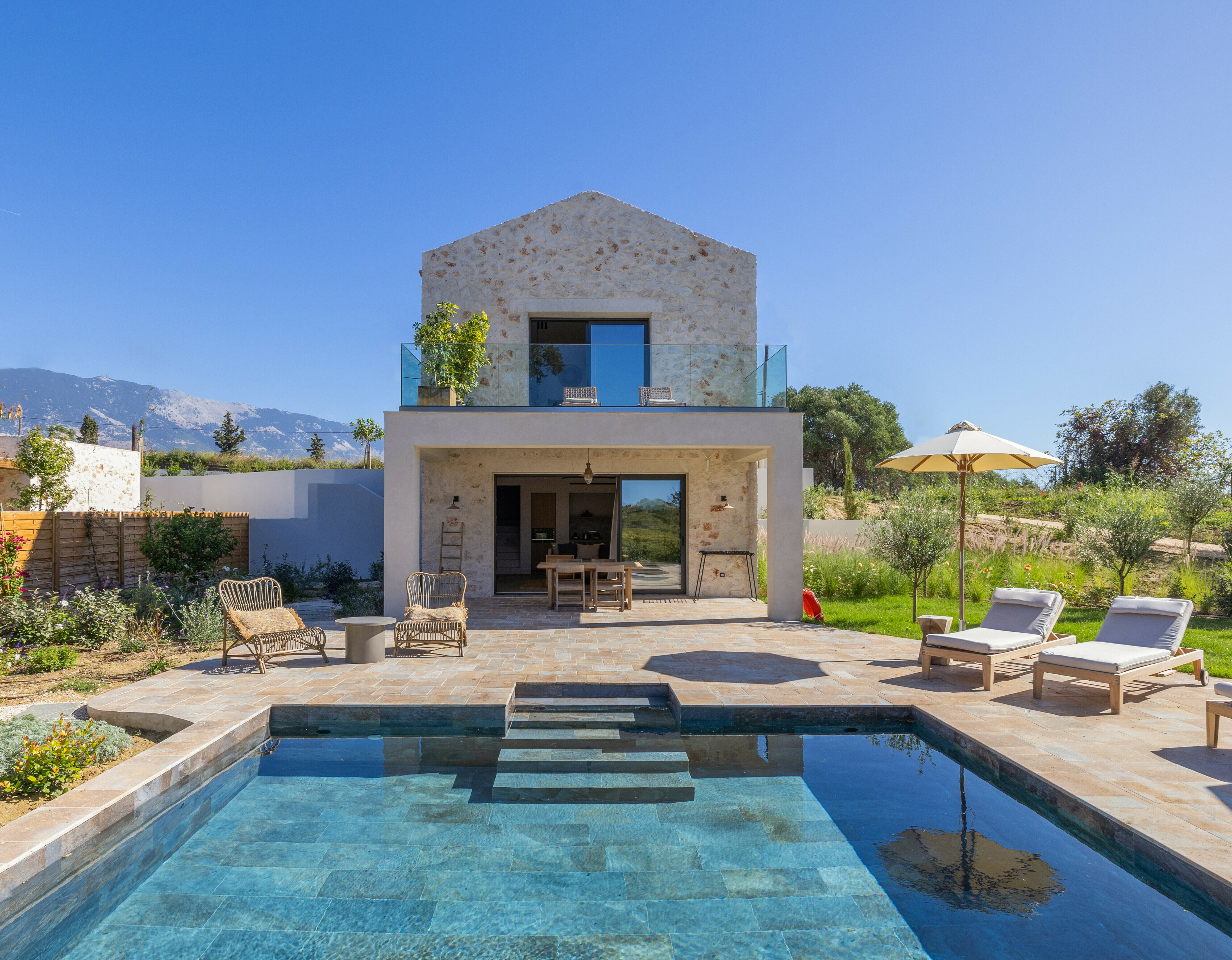 Villa Zephyros Oleandro Poros: Luxury 1-Bedroom Villa with Private Pool and Sea Views, Kefallonia