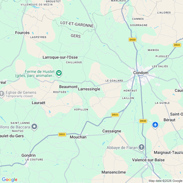 Approximate location