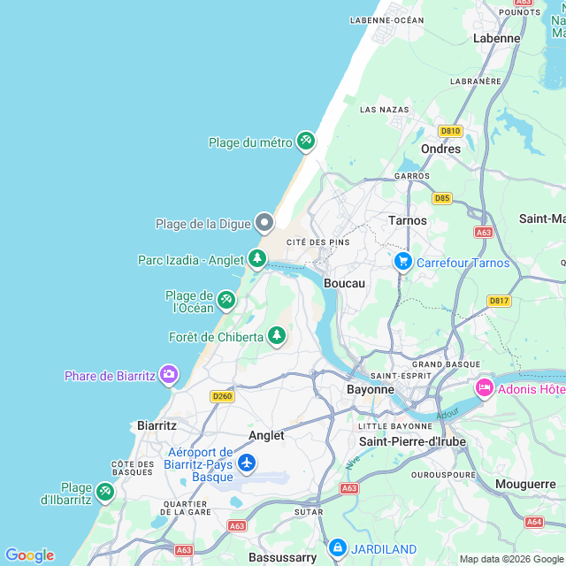 Approximate location
