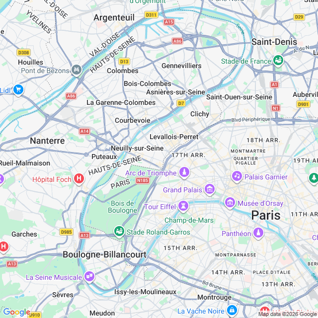 Approximate location