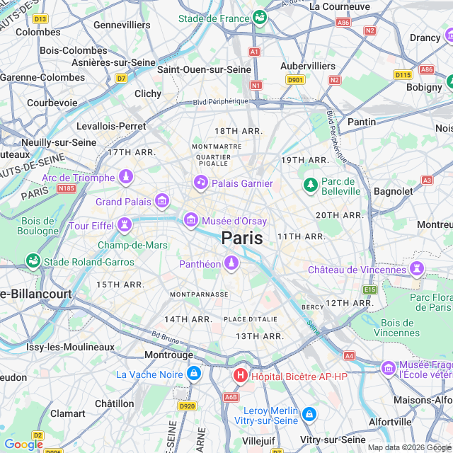 Approximate location