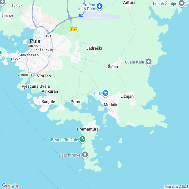 Approximate location