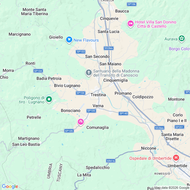 Approximate location