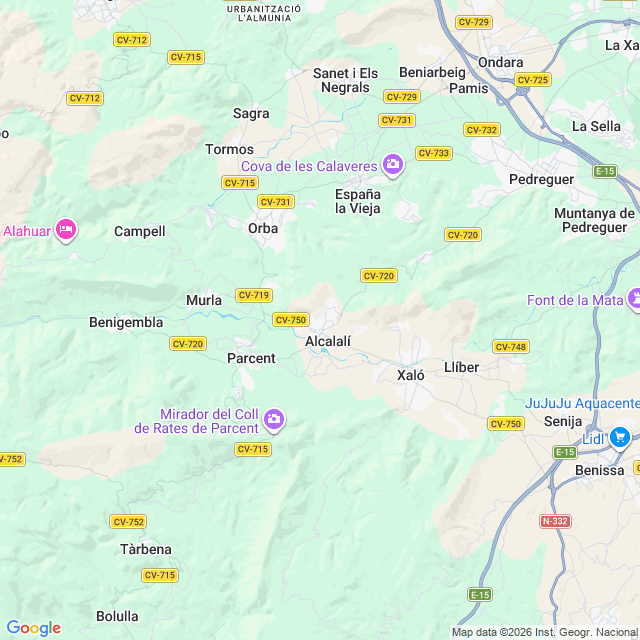 Approximate location