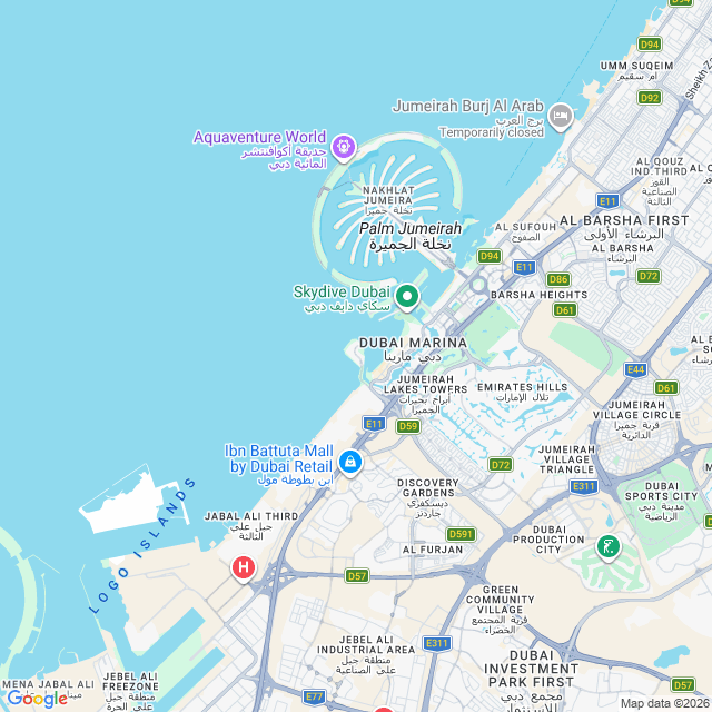 Approximate location
