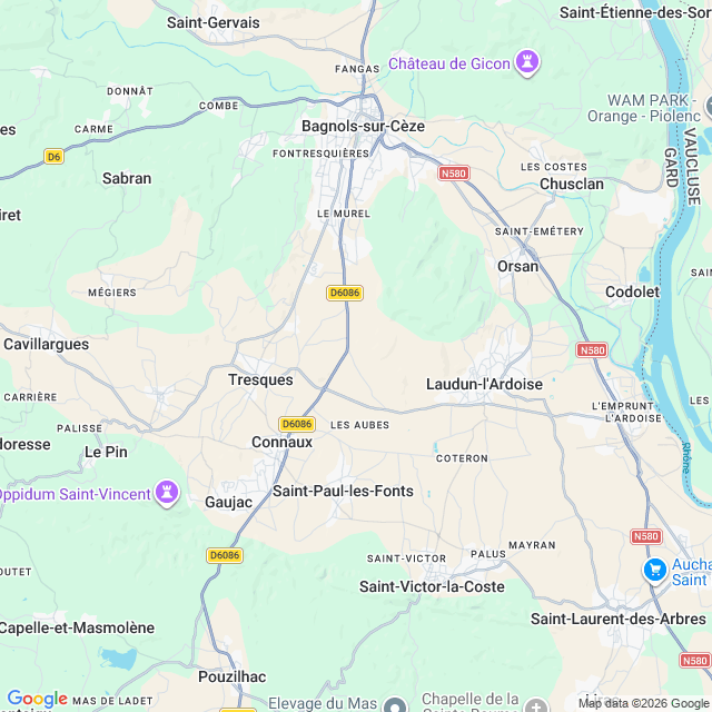 Approximate location