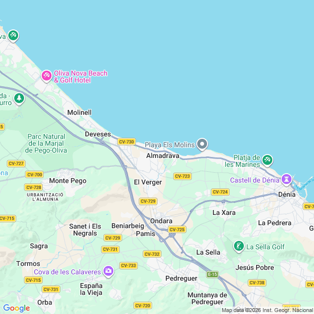 Approximate location