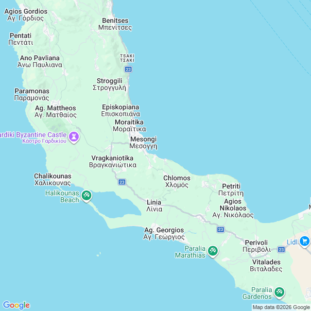Approximate location