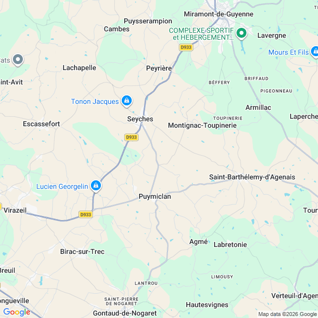 Approximate location