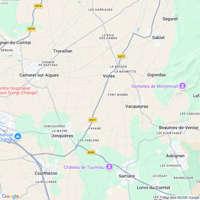 Approximate location