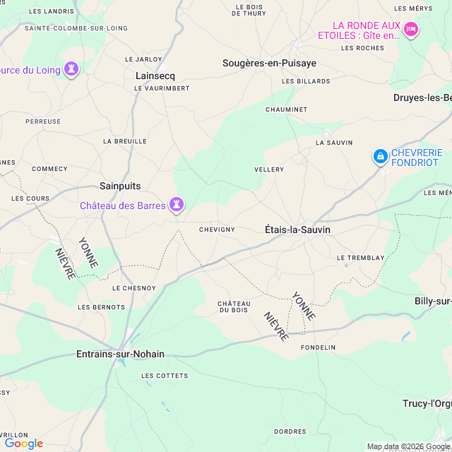 Approximate location