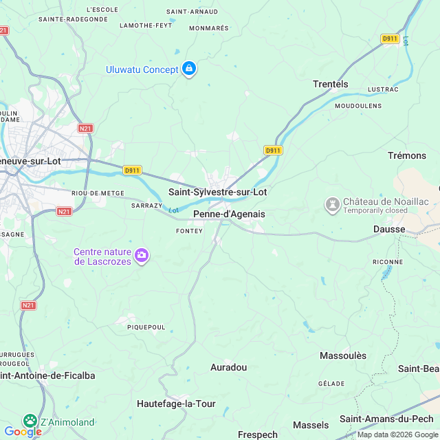 Approximate location