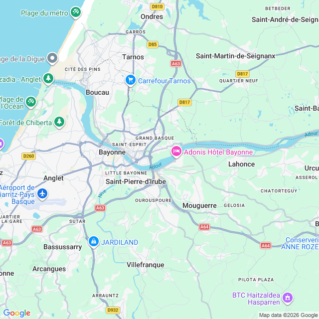 Approximate location