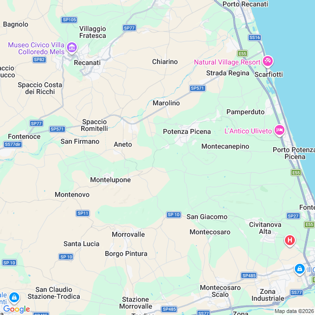 Approximate location