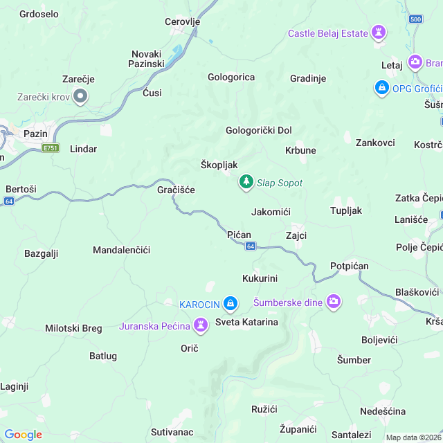 Approximate location