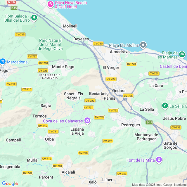 Approximate location