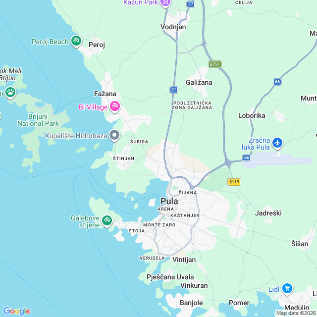 Approximate location