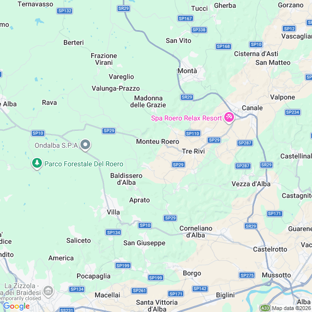 Approximate location