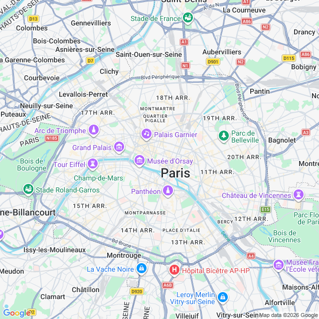 Approximate location