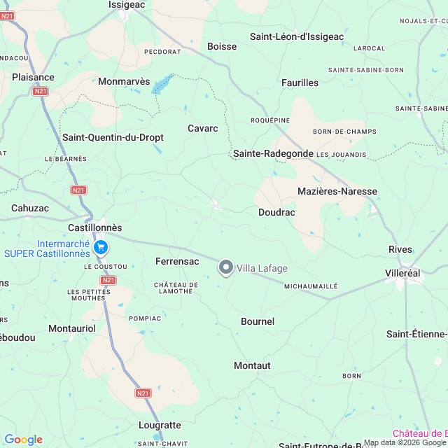 Approximate location