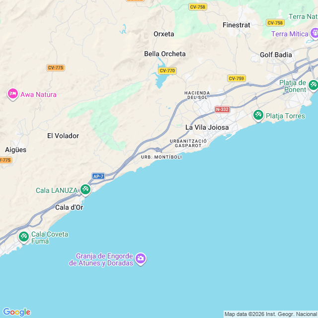Approximate location