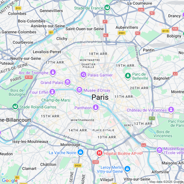 Approximate location