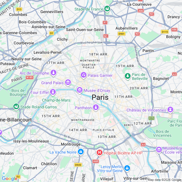 Approximate location
