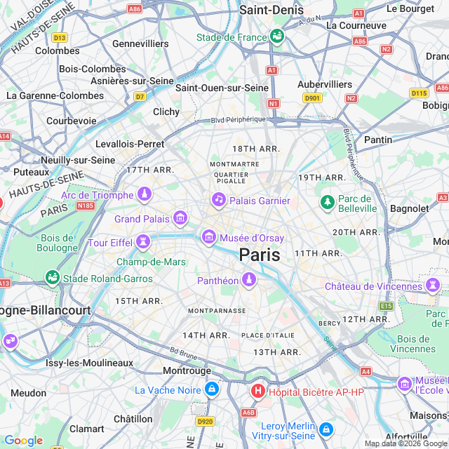 Approximate location