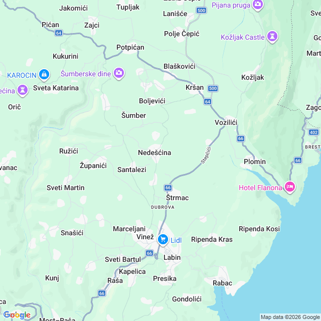 Approximate location