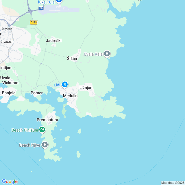 Approximate location