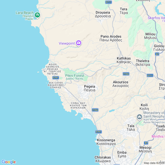 Approximate location