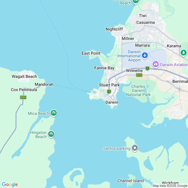 Approximate location
