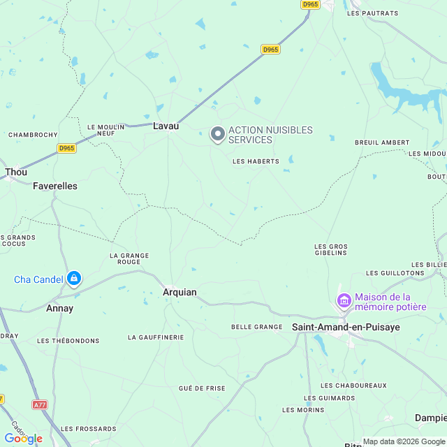 Approximate location