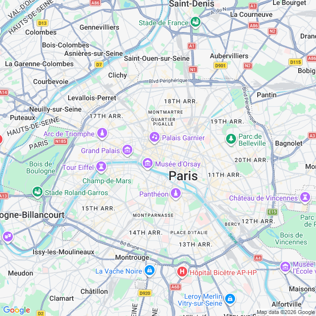 Approximate location