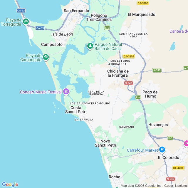 Approximate location