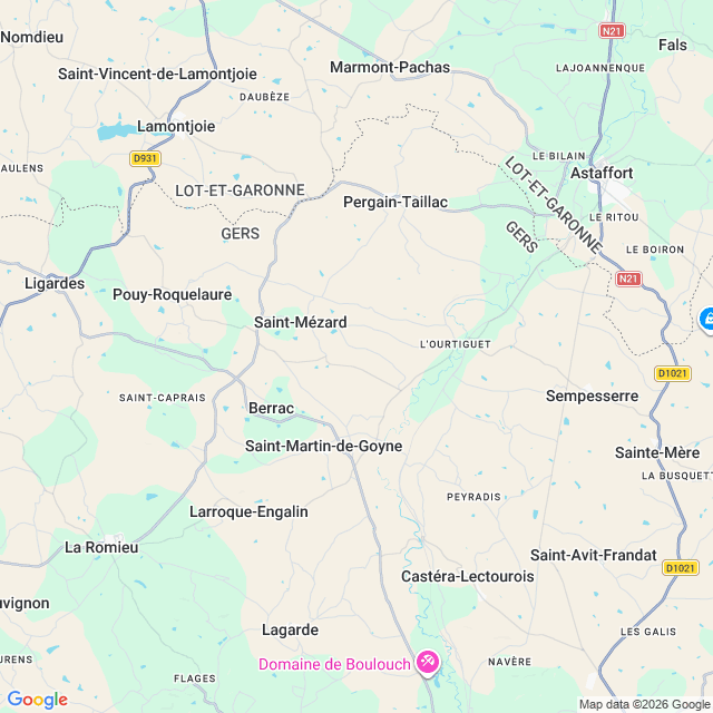 Approximate location