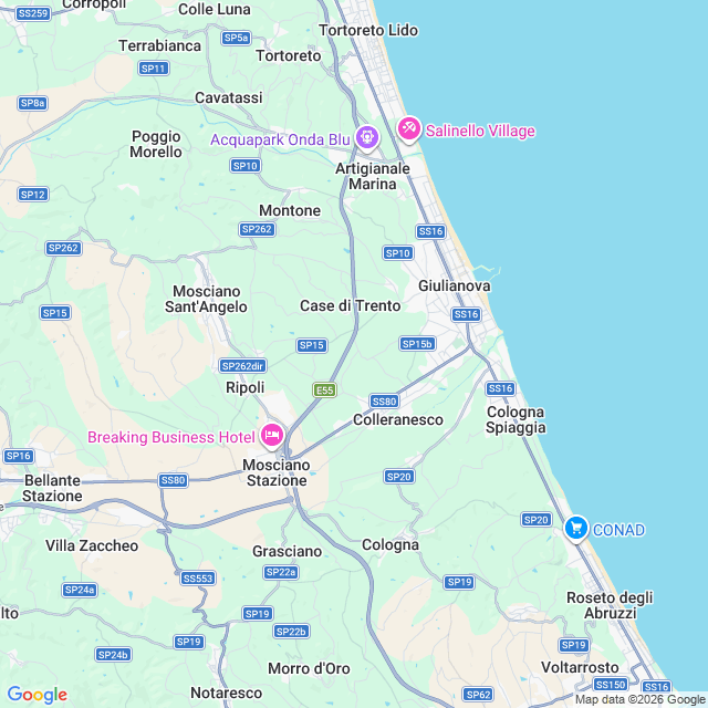 Approximate location