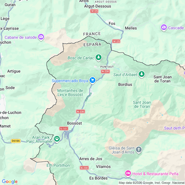 Approximate location