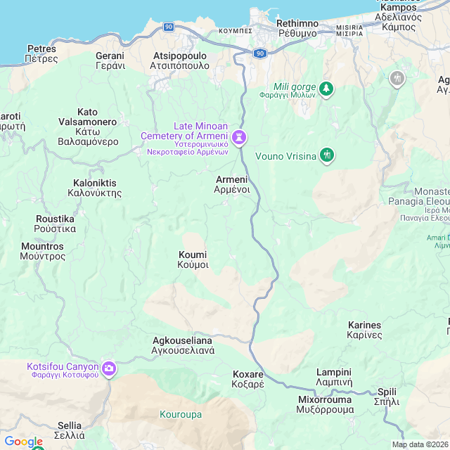 Approximate location