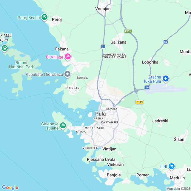 Approximate location