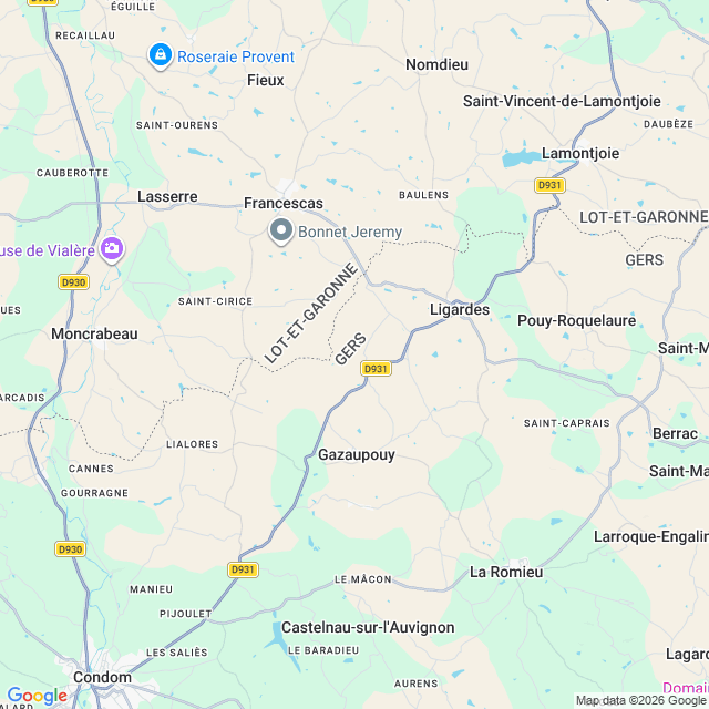 Approximate location