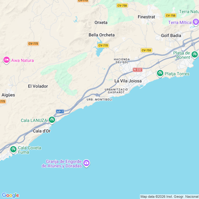Approximate location